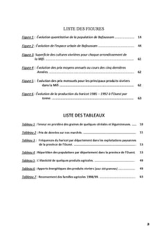 La production du vivrier marchand dans un systeme agraire en mutation