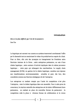 Cooperation en chaîne logistique