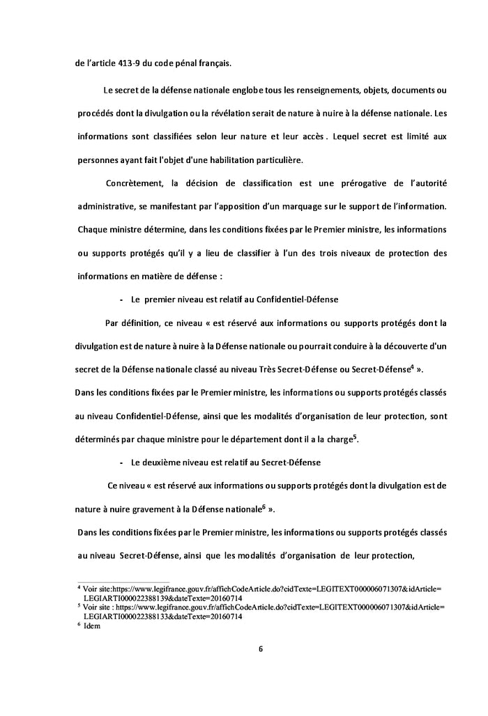 Le secret defense entre democratie et interets superieurs de l'etat