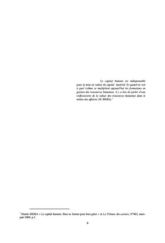 Analyse de la Formation Professionnelle et son impact en entreprise