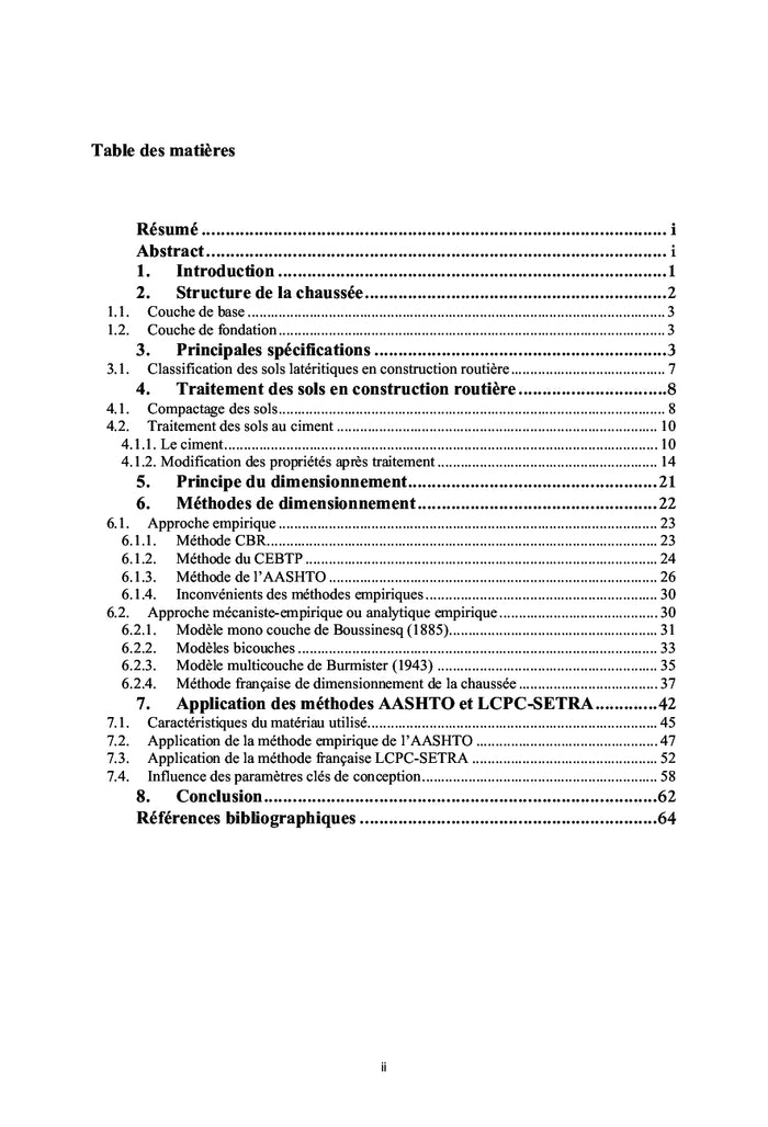 Conception et dimensionnement des structures de chaussée routière