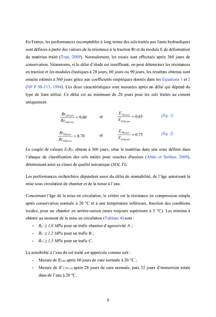 Conception et dimensionnement des structures de chaussée routière