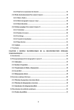 Performances des méthodes itératives utilisées en tomographie