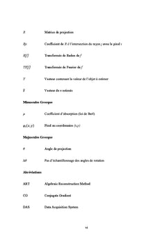 Performances des méthodes itératives utilisées en tomographie