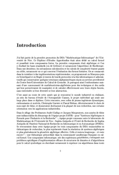 De la modélisation littérale à la simulation numérique certifiée