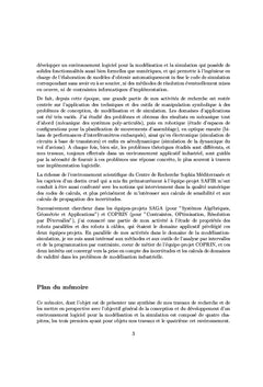 De la modélisation littérale à la simulation numérique certifiée