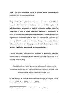 Les dynamiques de cluster et l'Intelligence economique