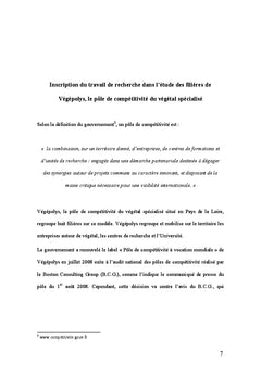 Les dynamiques de cluster et l'Intelligence economique