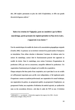 Les dynamiques de cluster et l'Intelligence economique
