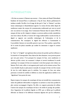 La publicite digitale au service des marques de cosmetiques de luxe