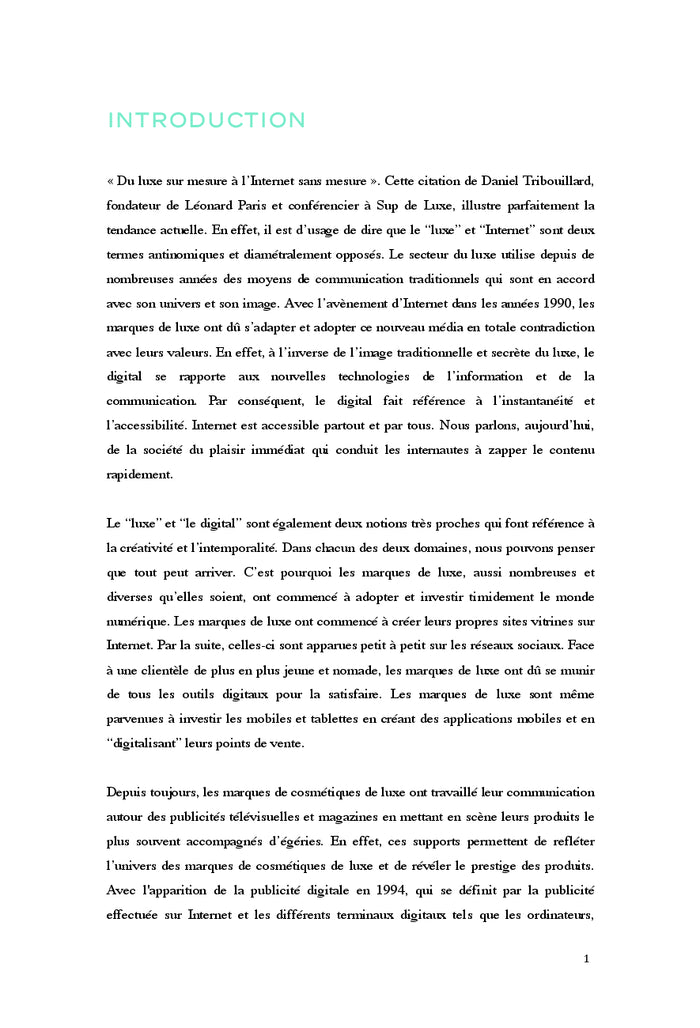 La publicite digitale au service des marques de cosmetiques de luxe