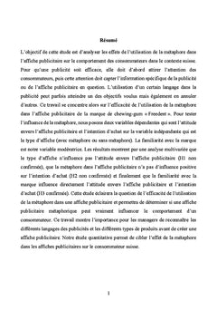 La métaphore dans l'affiche publicitaire