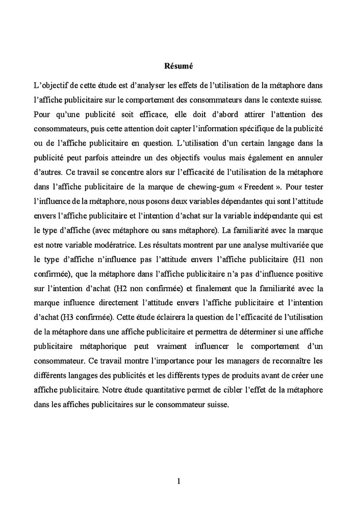 La métaphore dans l'affiche publicitaire