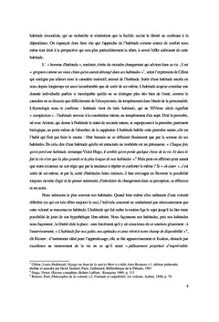 La force des habitudes