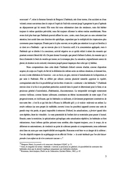 La force des habitudes