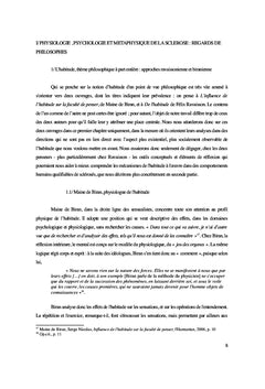 La force des habitudes