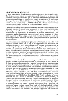 Mieux connaître les ligneux supérieurs du Bénin en Afrique de l'Ouest
