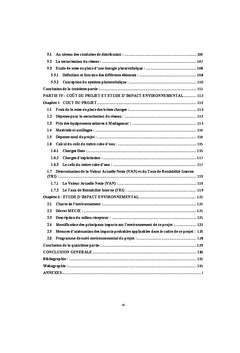 Etude de la gestion de l'adduction d'eau potable de Maevatanana