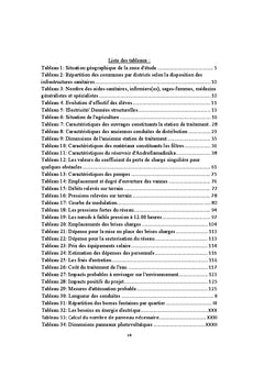 Etude de la gestion de l'adduction d'eau potable de Maevatanana