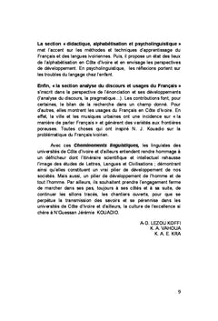 Cheminements linguistiques