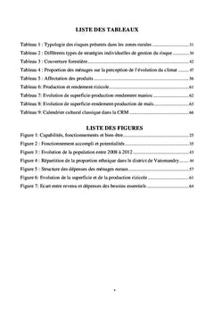 Analyse de la variabilite climatique sur la pauvrete des agriculteurs