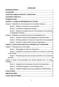 Analyse de la variabilite climatique sur la pauvrete des agriculteurs