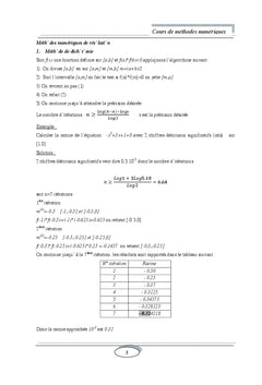 Cours de méthodes numériques