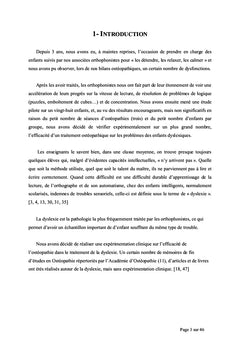 Efficacité du traitement ostéopathique pour les enfants dyslexiques