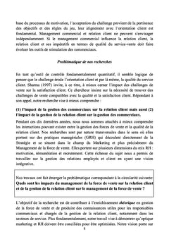 Gestion des commerciaux et Gestion de la Relation Client