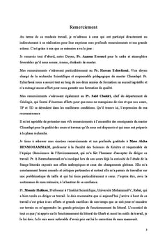 Etude de la mobilite du trait de cote de Kenitra - Bouknadel