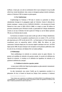Depart manque des mecanismes de lutte contre le VIH/SIDA au Cameroun