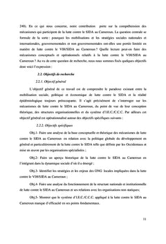 Depart manque des mecanismes de lutte contre le VIH/SIDA au Cameroun