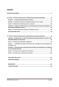 Le contentieux relatif à la liquidation des biens en droit OHADA