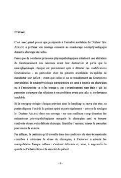 Monitorage Neurophysiologique pendant les chirurgies du rachis