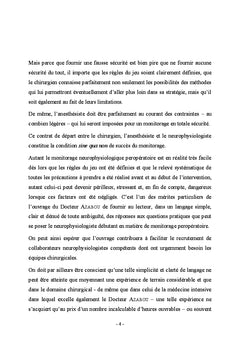 Monitorage Neurophysiologique pendant les chirurgies du rachis