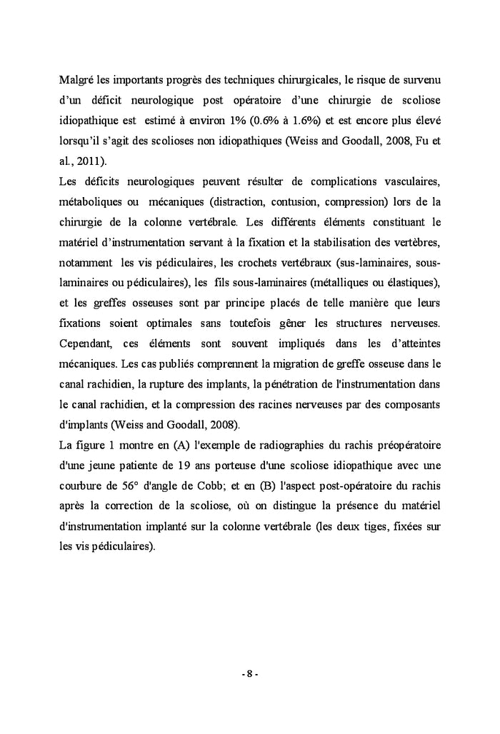 Monitorage Neurophysiologique pendant les chirurgies du rachis