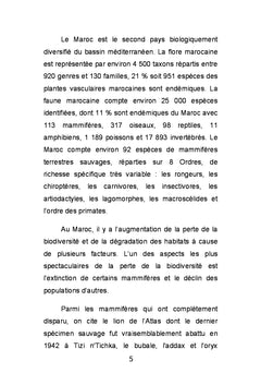 Les mammiferes sauvages actuels et disparus de l'Atlas d'Azilal, Maroc