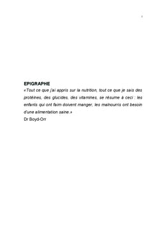 Efficacite de la Spiruline dans la therapie de malnutrition en RDC