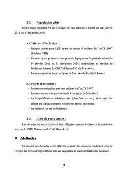 Repartition saisonniere du lupus erythemateux systemique