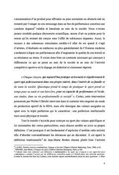 Le dopage, un instrument de triche ?