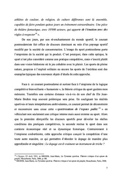 Le dopage, un instrument de triche ?