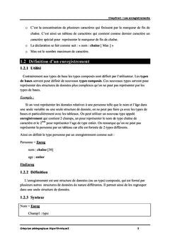 Algorithmique et structures des données 2