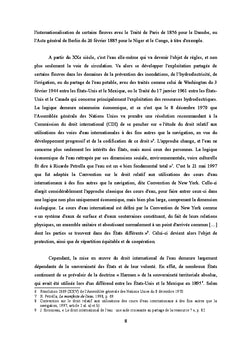 L'application du droit international de l'eau : le Tigre et l'euphrate