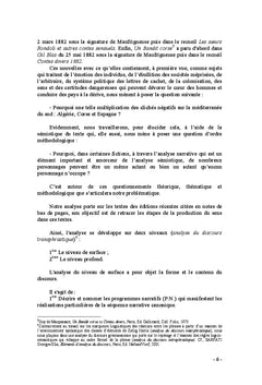Analyse semio-syntaxique de trois nouvelles de Guy de Maupassant
