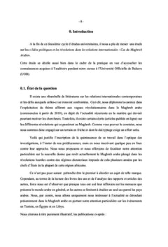 Idées politiques et révolutions au Maghreb arabe