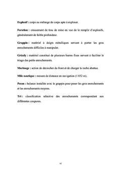 Abattage A l'explosif pour la production d'enrochements