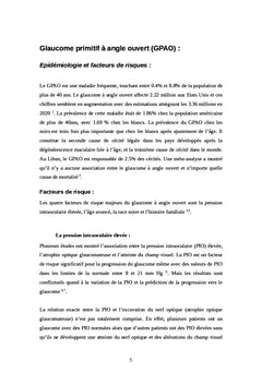 Etablissement des valeurs normative de l'épaisseur de la CFNR par OCT