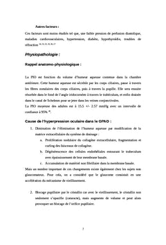 Etablissement des valeurs normative de l'épaisseur de la CFNR par OCT