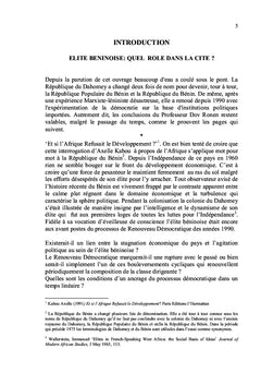 Le Dilemme béninois