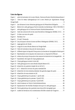 Les gîtes A oxyde de fer et or de Tongarivo